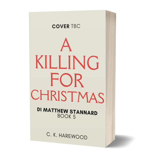 Book cover of 'A Killing for Christmas' by C.K. Harewood on a white background