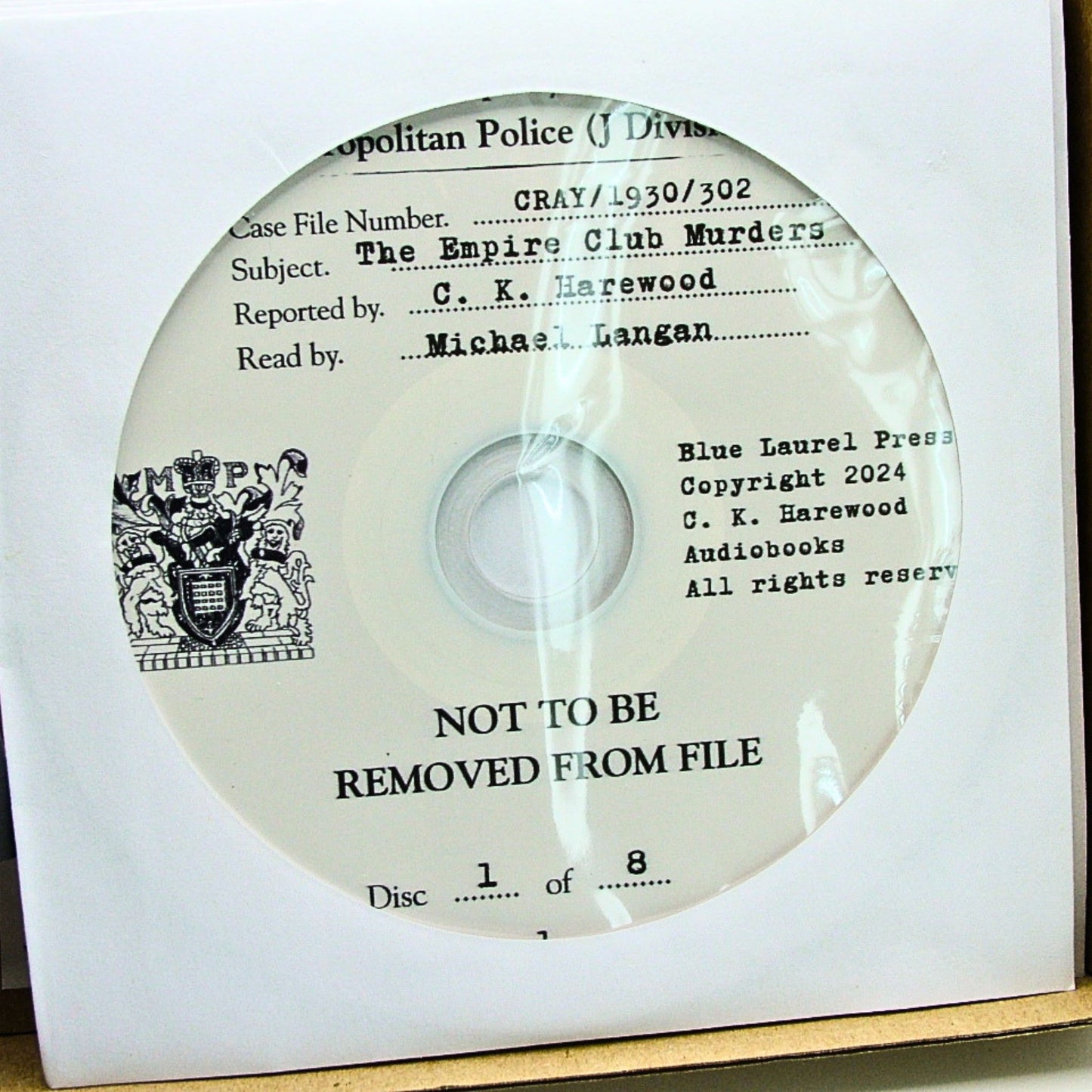 The Empire Club Murders (Audio CD)