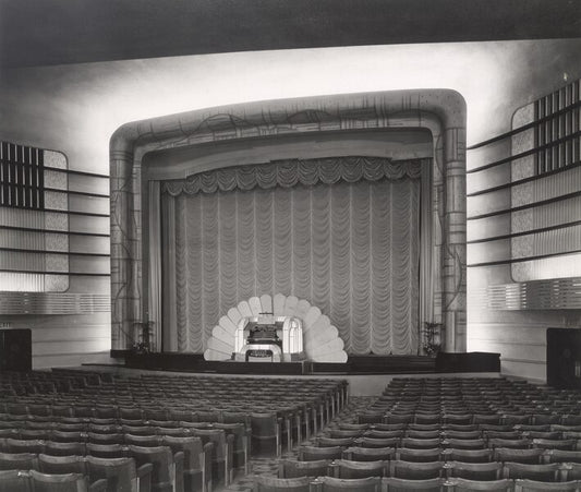 Interior of 1930s British cinema