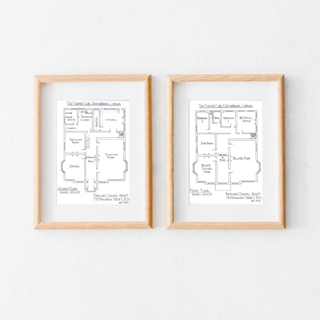 The Empire Club Floor Plans Bundle (Digital Download)