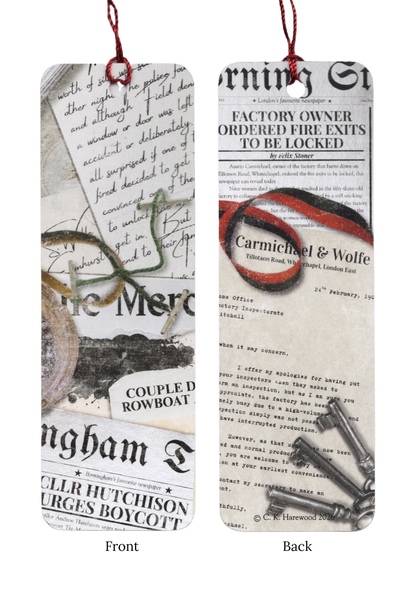 Ashes & Ink | Bookmark