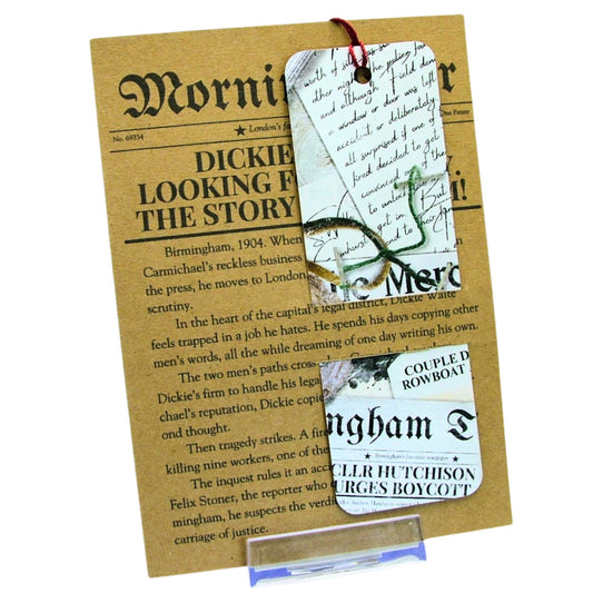 Bookmark on a cardboard background