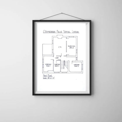 Craynebrook Police Station Floor Plan Bundle (Digital Download)