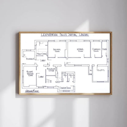 Craynebrook Police Station, Ground Floor Plan (Digital Download)