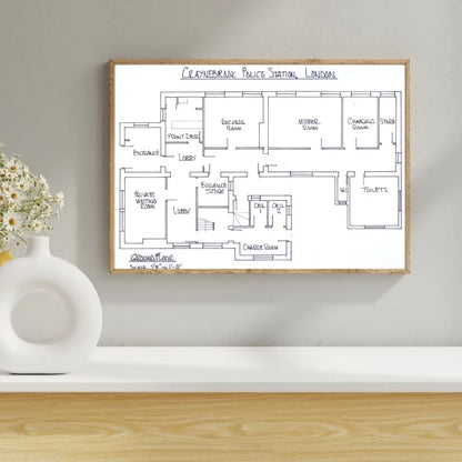 Craynebrook Police Station, Ground Floor Plan (Digital Download)
