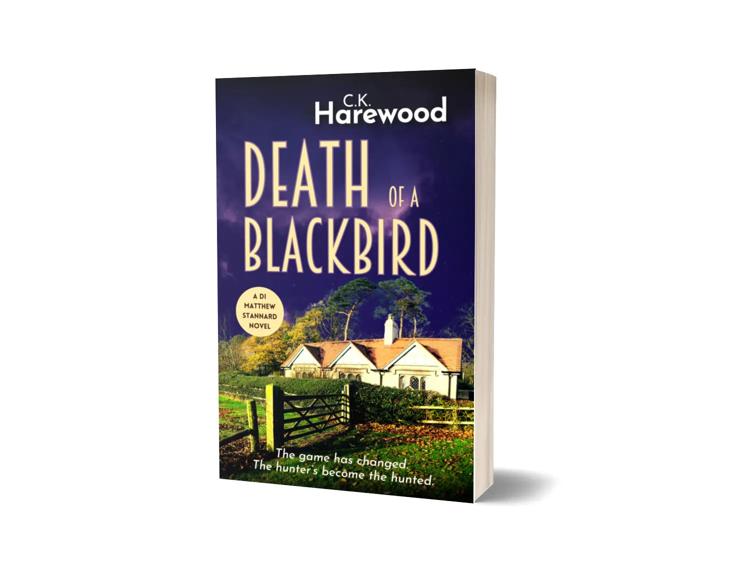 Paperback edition of Death of a Blackbird