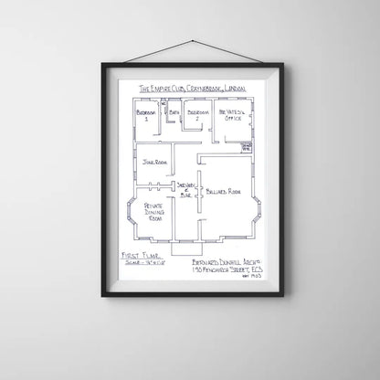 The Empire Club First Floor Plan (Digital Download)