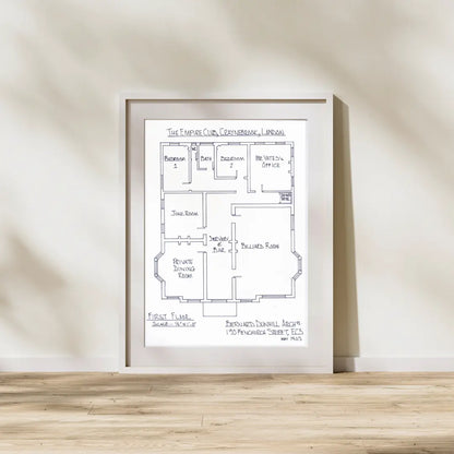 The Empire Club First Floor Plan (Digital Download)
