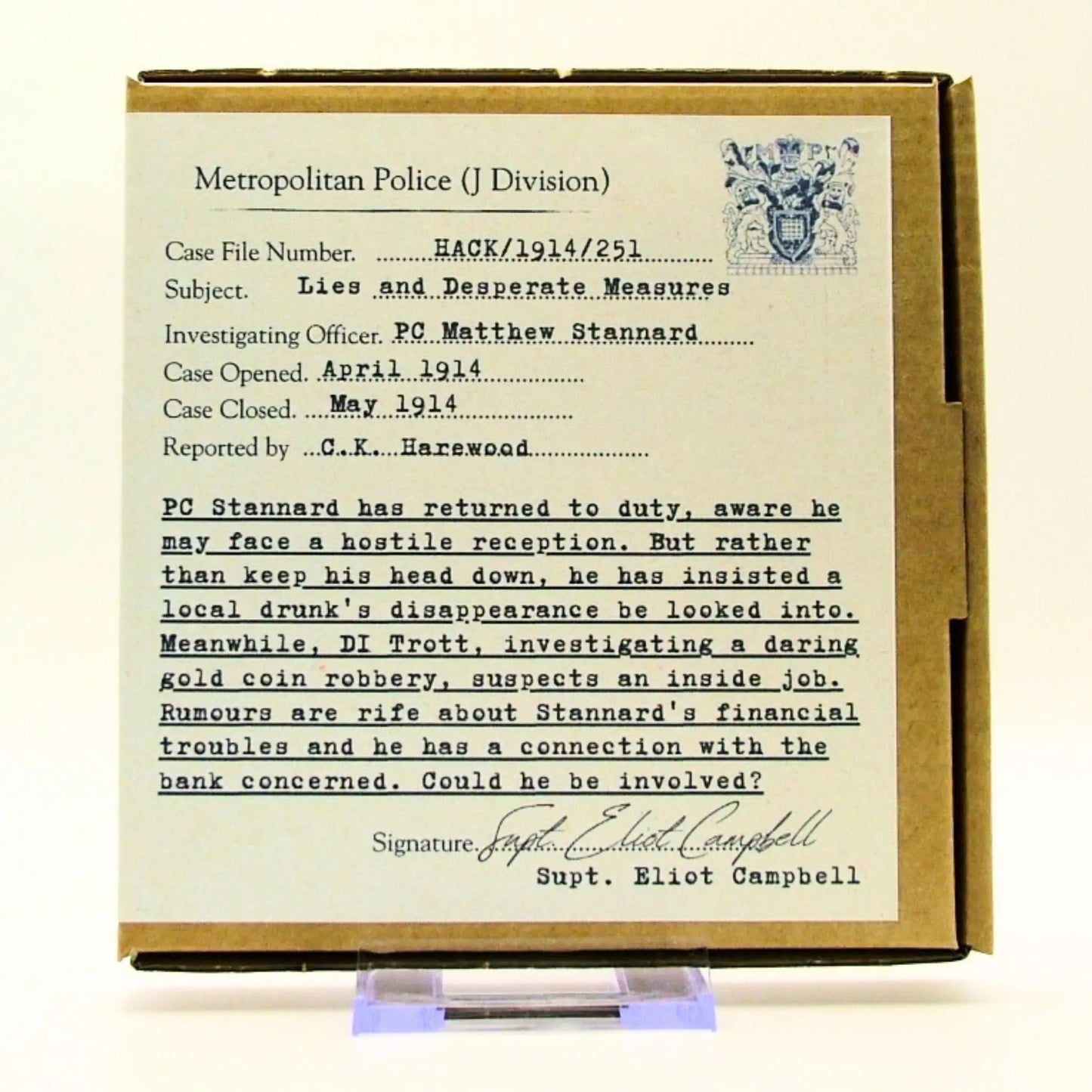 Lies and Desperate Measures (Audio CD)