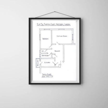 Matthew Stannard's Flat Floor Plan (Digital Download)
