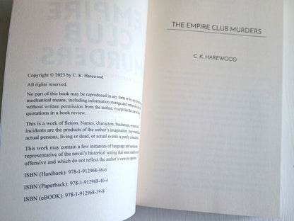 The Empire Club Murders Detective Fiction